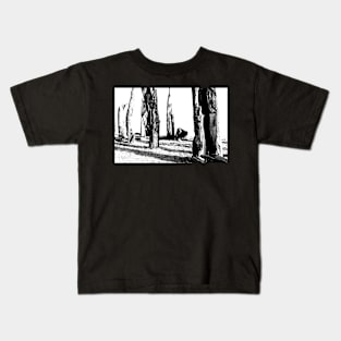 dark forest Kids T-Shirt